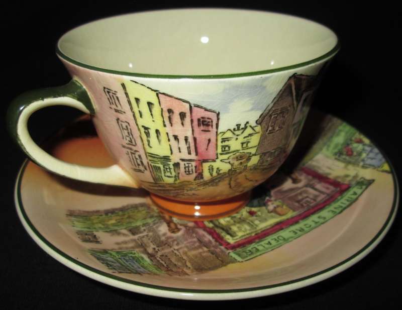 Collectable-Royal Doulton Teacup & Saucer-Mr Micawber-Good Condition