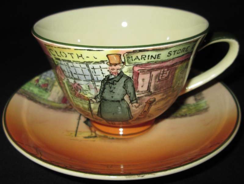 Collectable-Royal Doulton Teacup & Saucer-Mr Micawber-Good Condition