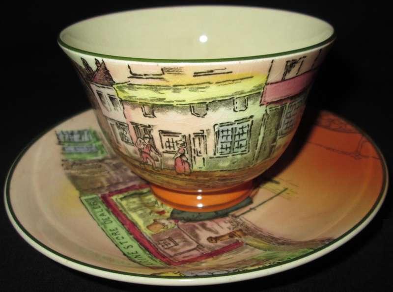 Collectable-Royal Doulton Teacup & Saucer-Mr Micawber-Good Condition