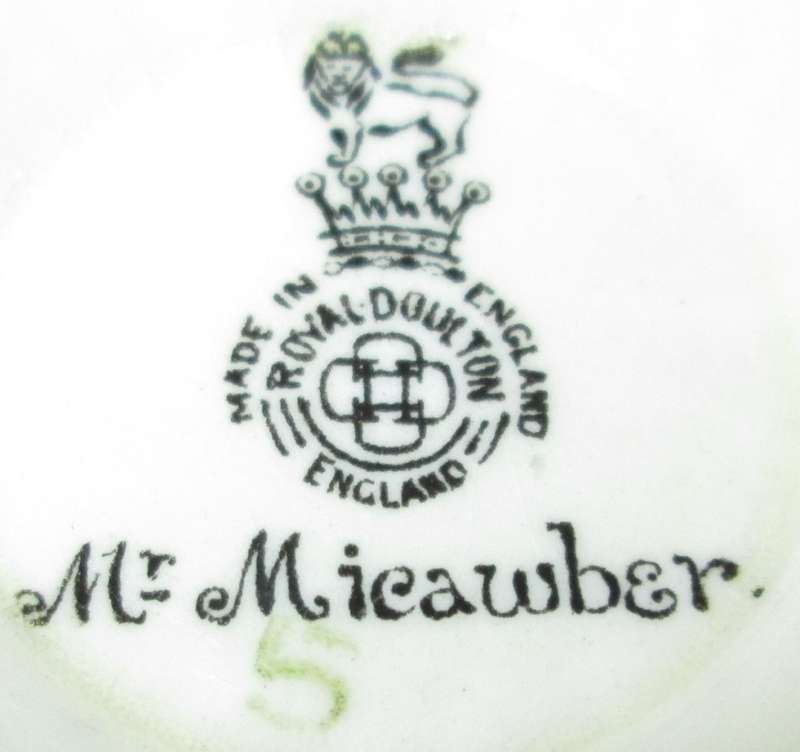 Collectable-Royal Doulton Teacup & Saucer-Mr Micawber-Good Condition