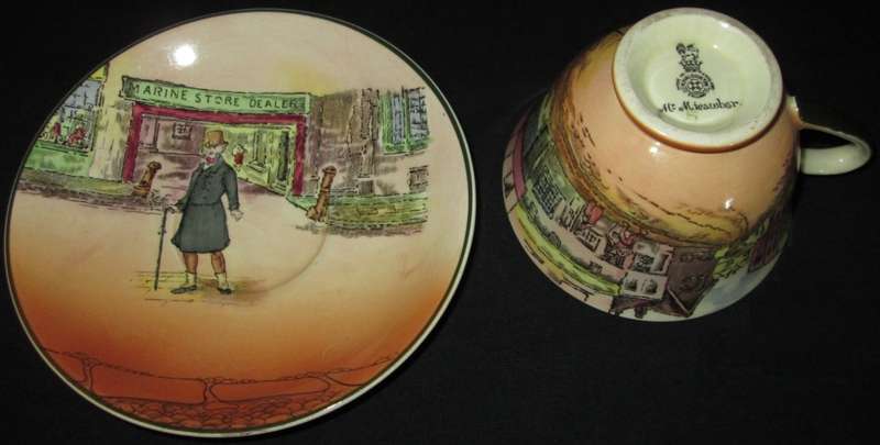 Collectable-Royal Doulton Teacup & Saucer-Mr Micawber-Good Condition