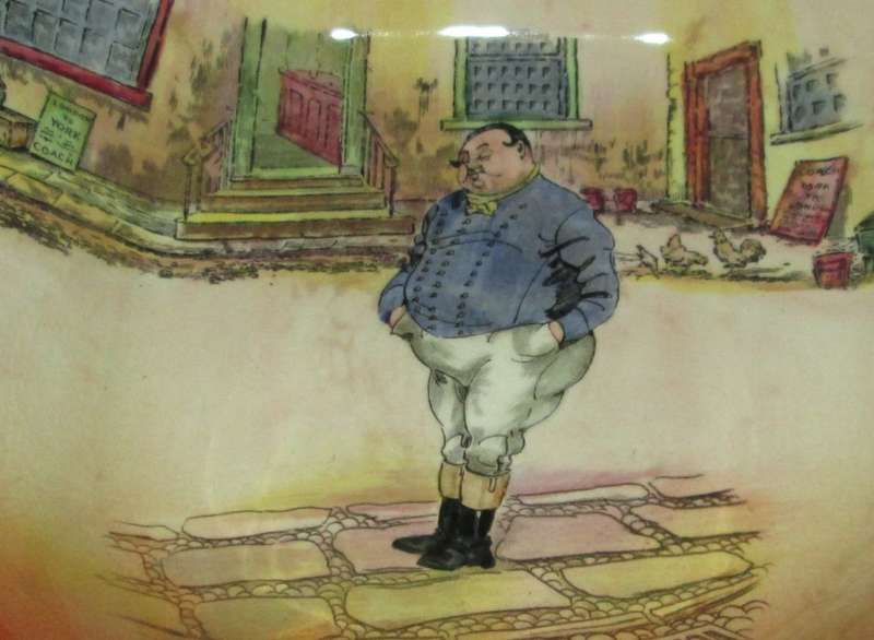 Collectable-Royal Doulton-Bowl-Dickens Ware-The Fat Boy-Good Condition