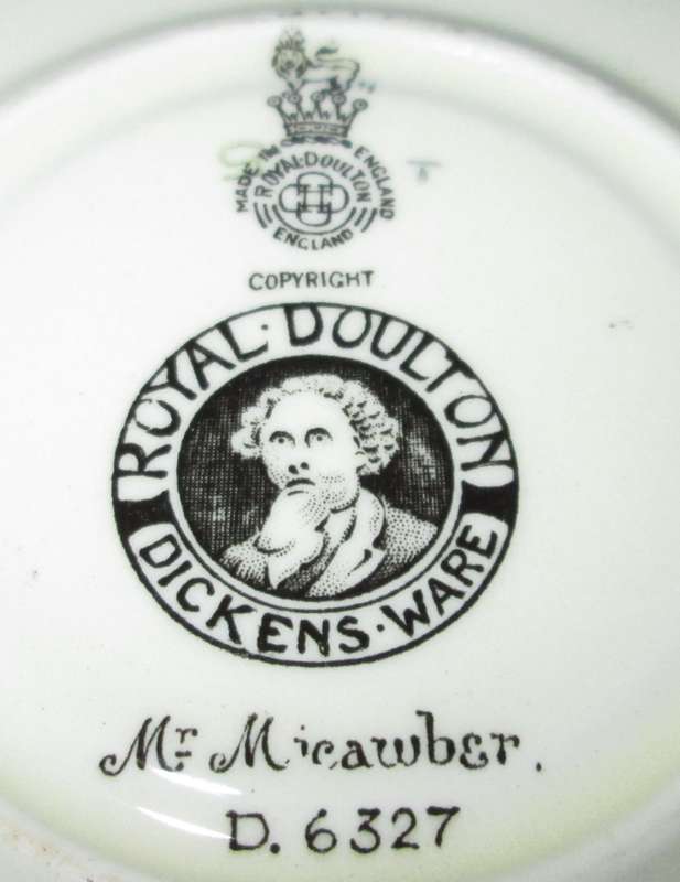 Collectable-Royal Doulton Teacup & Saucer-Mr Micawber-Good Condition