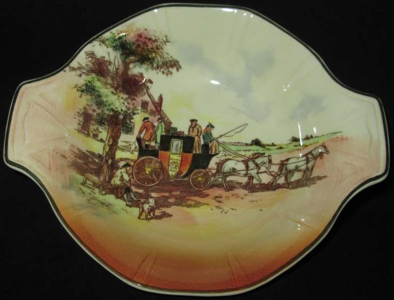 Collectable-Royal Doulton-Bowl-Old English Coaching Scenes-D6393