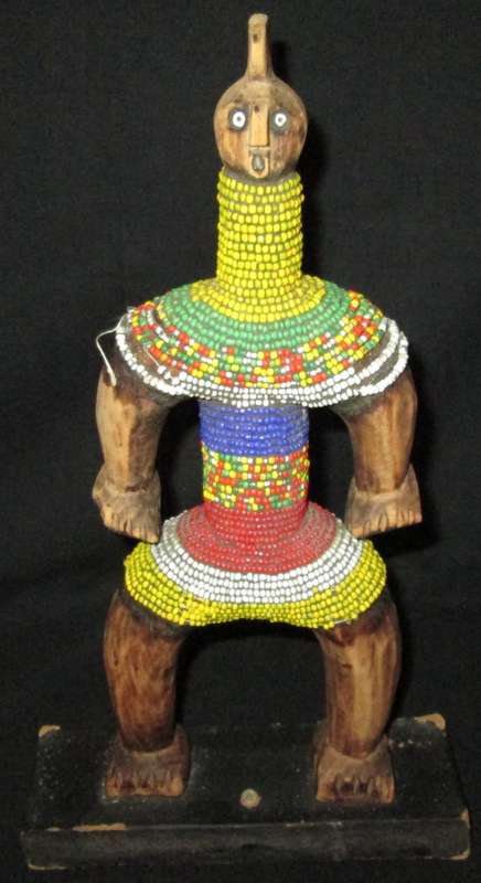 Collectable Hand-crafted African Decor-Ndebele Doll 33cm tall