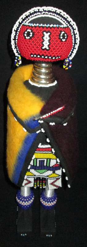 Collectable Hand-crafted African Decor-Ndebele Doll