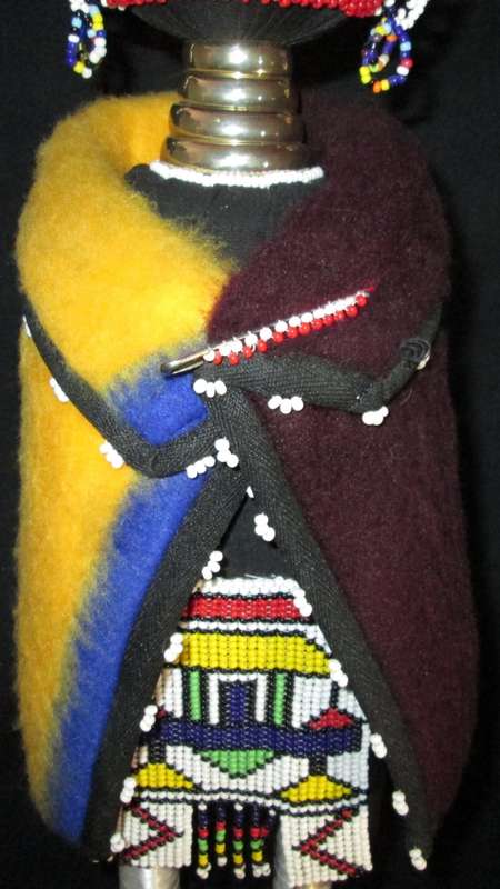 Collectable Hand-crafted African Decor-Ndebele Doll