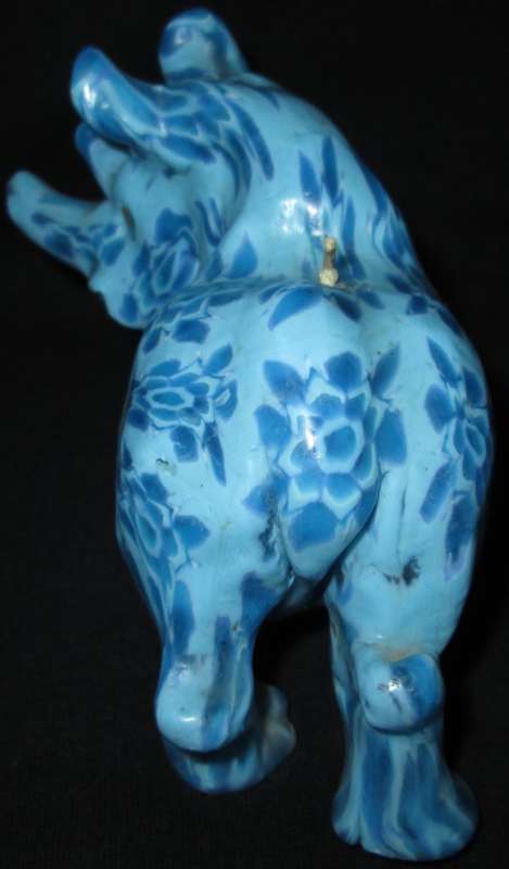 Collectable Hand-Made African Candles from Swaziland-Rhino Candle
