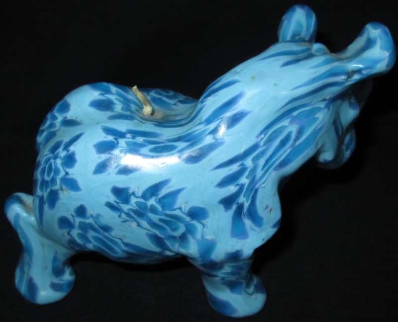 Collectable Hand-Made African Candles from Swaziland-Rhino Candle
