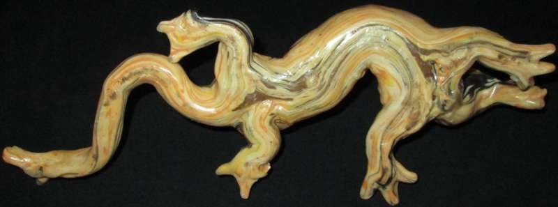 Collectable Hand-Made African Candles from Swaziland-Dragon Candle