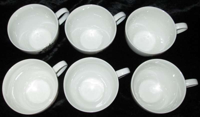 Kitchenware/Tableware-6 x SAKI Cups and Saucers