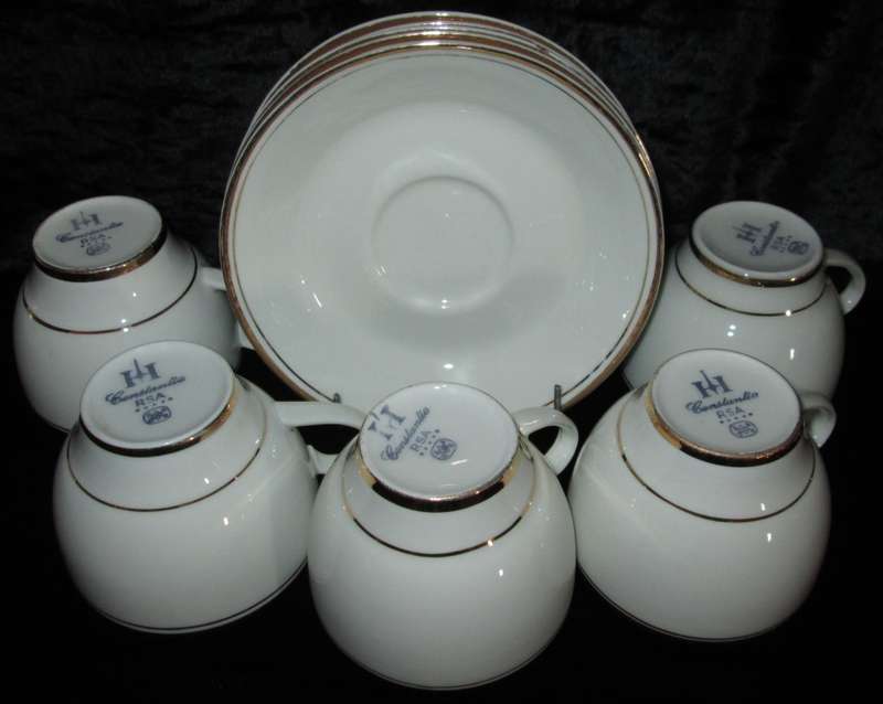 Kitchenware/Tableware-5 x Constantia RSA Cups and Saucers