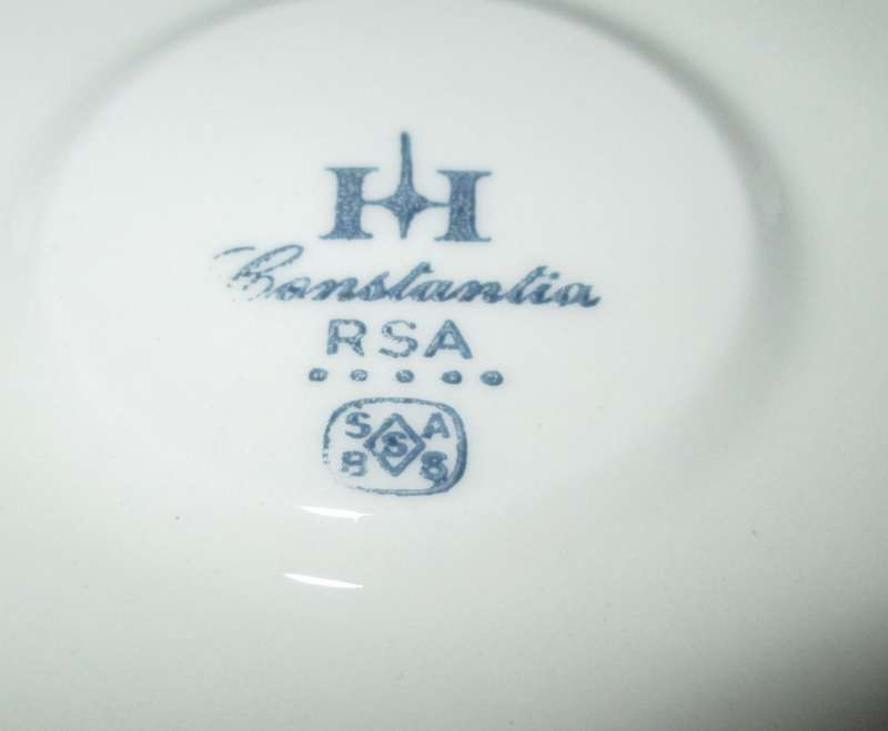 Kitchenware/Tableware-5 x Constantia RSA Cups and Saucers