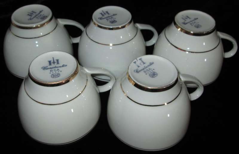 Kitchenware/Tableware-5 x Constantia RSA Cups and Saucers