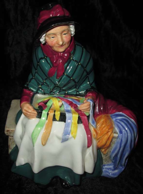 Collectable Home Decor-Royal Doulton Figurine-Silks and Ribbons H. N. 2017 COPR 1948