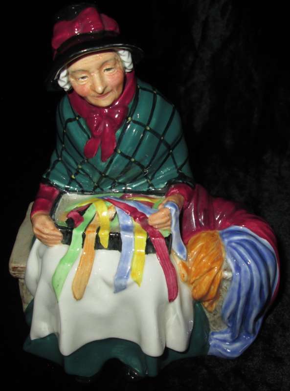 Collectable Home Decor-Royal Doulton Figurine-Silks and Ribbons H. N. 2017 COPR 1948