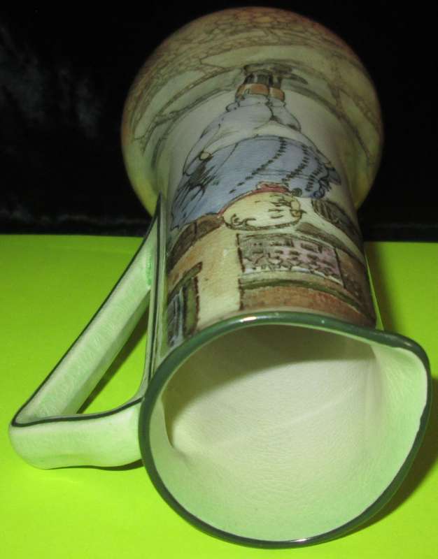 Home Decor-Royal Doulton-Dickens Ware England-The Fat Boy Tall Pitcher