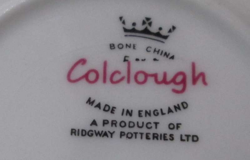 Home Decor-Tea & Coffee Ware-Colclough Bone China Cup & Saucer-Made in England Linden - 8162