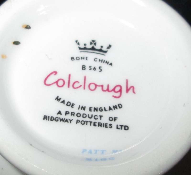 Home Decor-Tea & Coffee Ware-Colclough Bone China Cup & Saucer-Made in England Linden - 8162