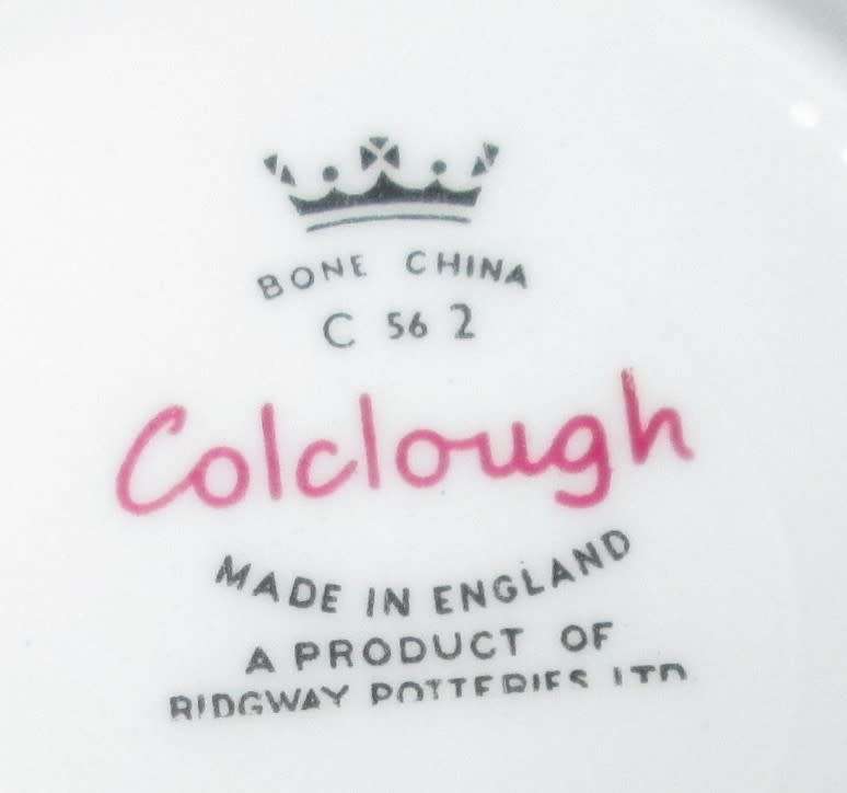 Home Decor-Tea & Coffee Ware-Colclough Bone China Cup & Saucer-Made in England Linden - 8162