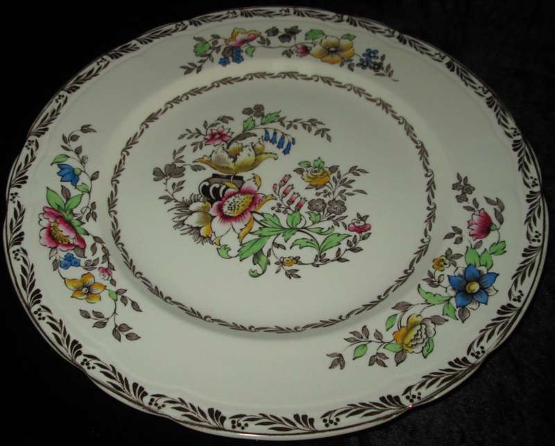 Wall Decor-Display Plate-Alfred Meakin England Royal Marigold `JEROME`-Hand Painted