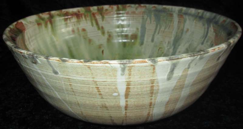 Home Decor-Kitchen Ware-Serving Ware-Colorful Fruit/Salad Bowl. Hand made pottery