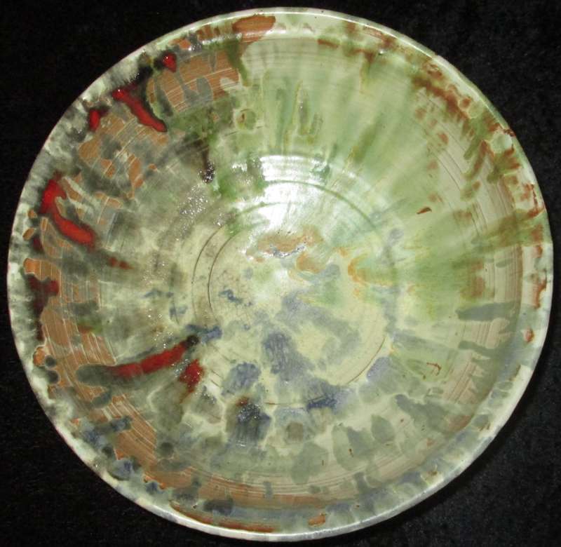 Home Decor-Kitchen Ware-Serving Ware-Colorful Fruit/Salad Bowl. Hand made pottery