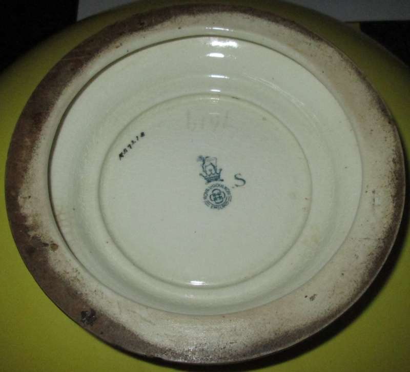1919/1920-Burslem Art Ware Bowl from The Robert Allen Studio-Royal Doulton