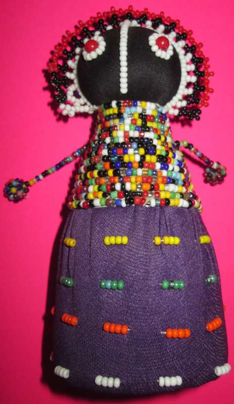 Home Decor-3 x Collectable Handmade African Ndebele Dolls