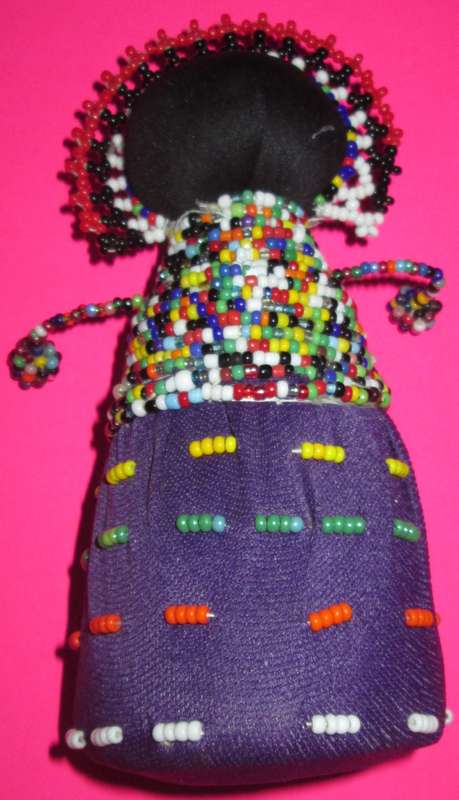 Home Decor-3 x Collectable Handmade African Ndebele Dolls