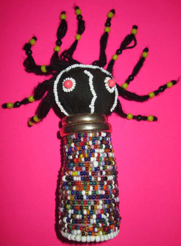Home Decor-3 x Collectable Handmade African Ndebele Dolls