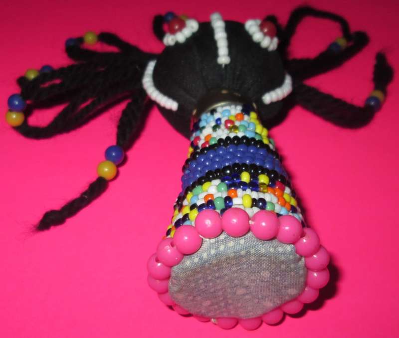 Home Decor-3 x Collectable Handmade African Ndebele Dolls