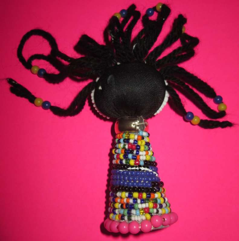 Home Decor-3 x Collectable Handmade African Ndebele Dolls