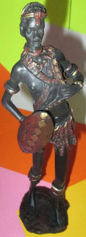 Home Decor-Collectable African Male Figure made from Resin.
