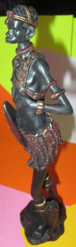 Home Decor-Collectable African Male Figure made from Resin.