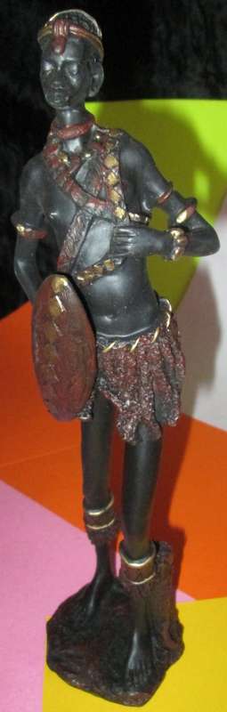 Home Decor-Collectable African Male Figure made from Resin.