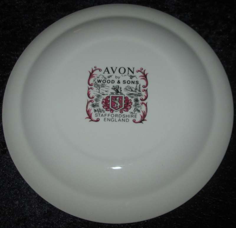 Home Decor-Display Plate-Avon Wood & Sons Staffordshire England-Silver 25th Anniversary