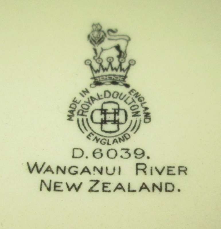 Home Decor-Display Plate-Royal Doulton Wanganui River New Zealand-D6039