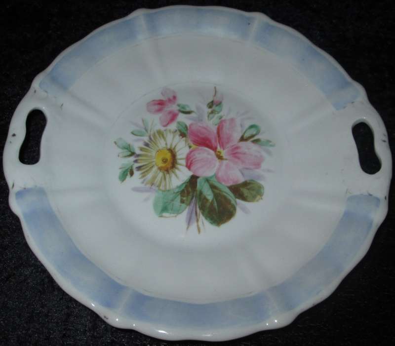 Home Decor-Display Plate-No Name-Flower Scenery.