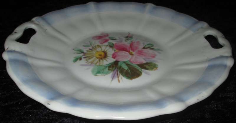Home Decor-Display Plate-No Name-Flower Scenery.