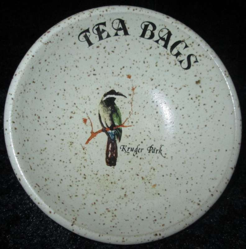 Home Decor-Kruger Park Tea Bags Dish