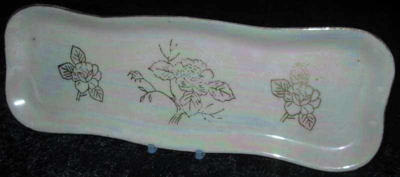 Home Decor-Luster Ware Tray 20cm in length