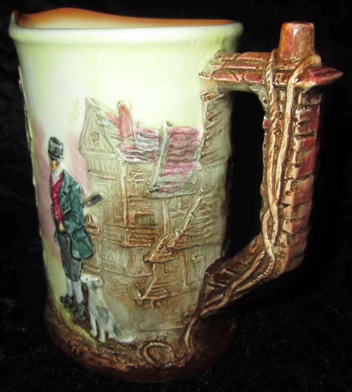 Home Decor-Royal Doulton Bill Sykes from Oliver Twist Jug D6396