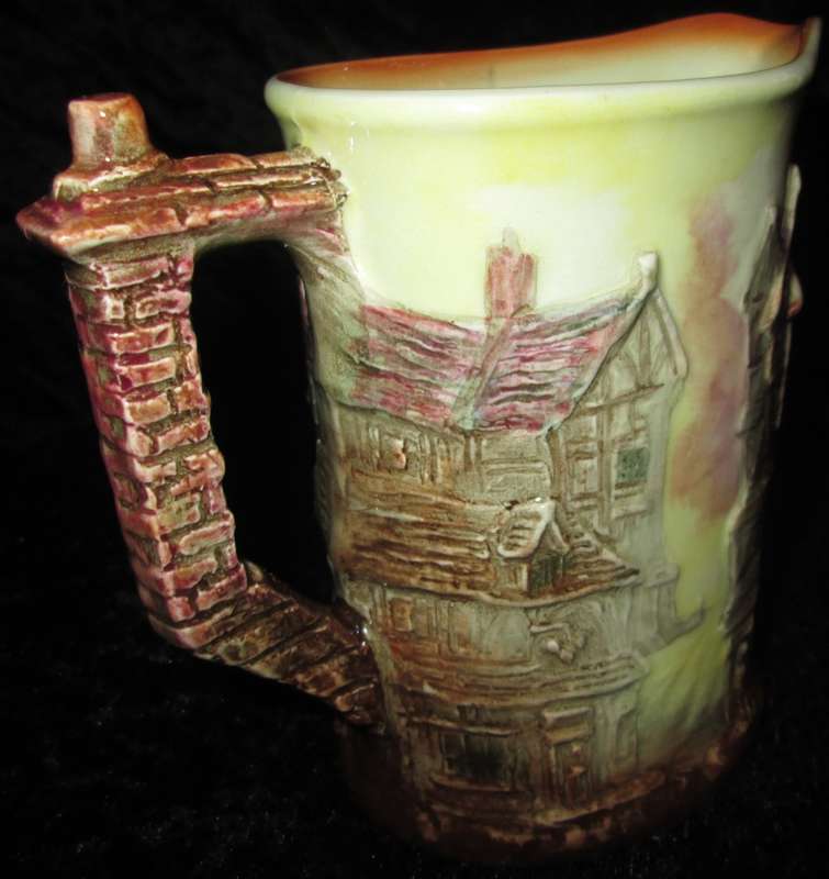 Home Decor-Royal Doulton Bill Sykes from Oliver Twist Jug D6396