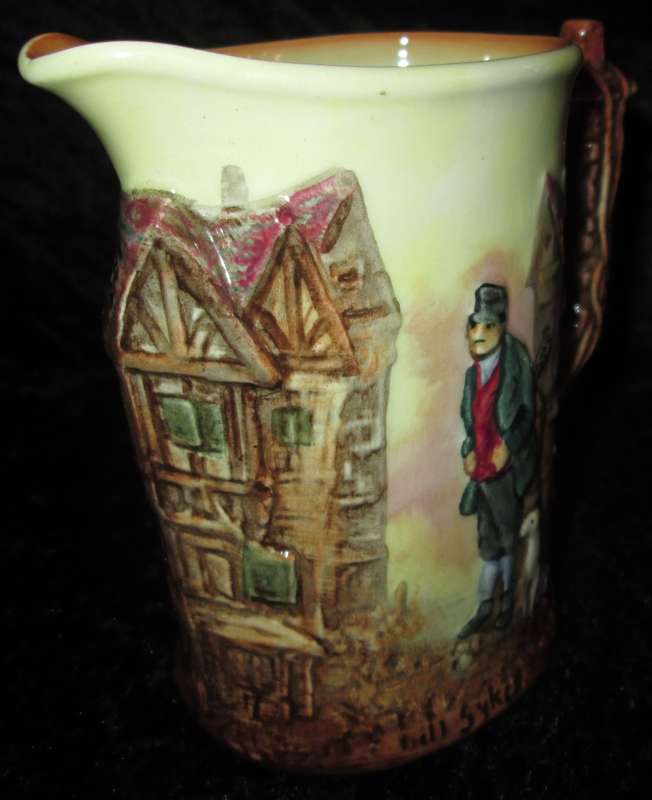 Home Decor-Kitchen Ware-Royal Doulton Bill Sykes from Oliver Twist Jug D6396