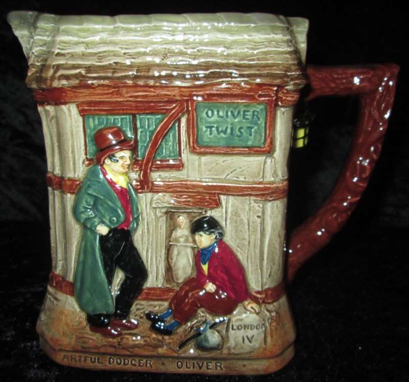Home Decor-Kitchen Ware-Royal Doulton `Oliver Twist` Jug `22`