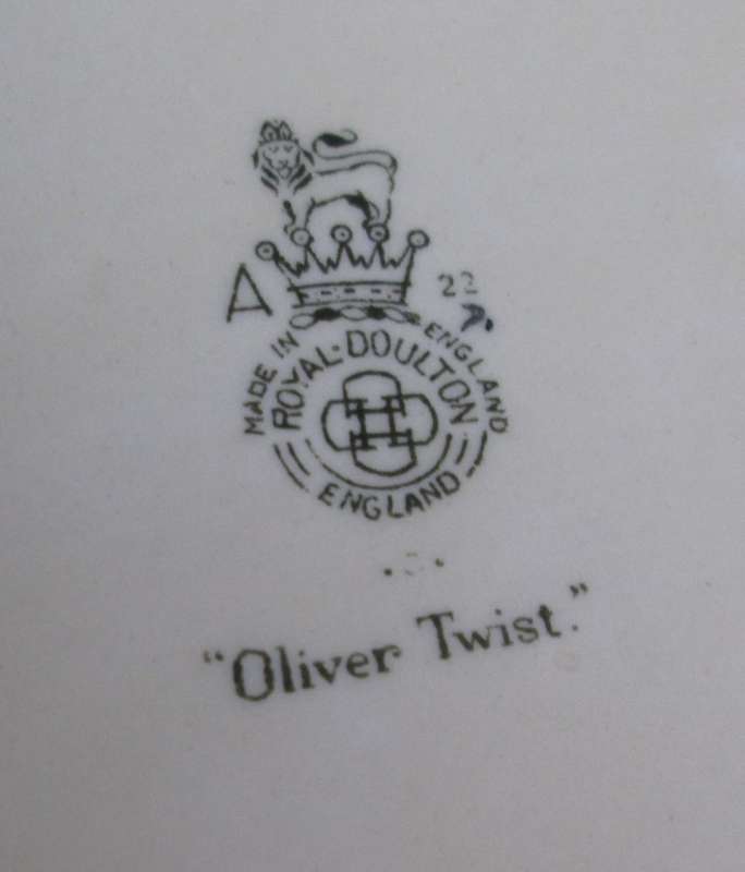 Home Decor-Kitchen Ware-Royal Doulton `Oliver Twist` Jug `22`