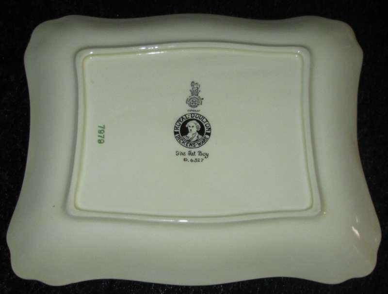 Home Decor-Kitchen Ware-Royal Doulton Dickens Ware `The Fat Boy`D6327/7979 Dish