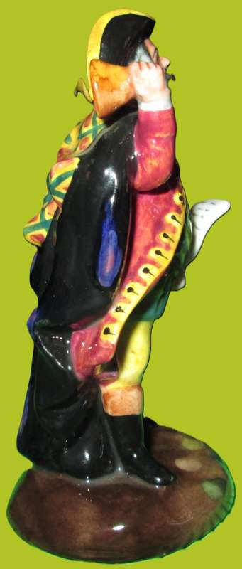1988 Miniature Royal Doulton Figurine in Box-Town Crier HN3261-Hand Made and Hand Decorated.