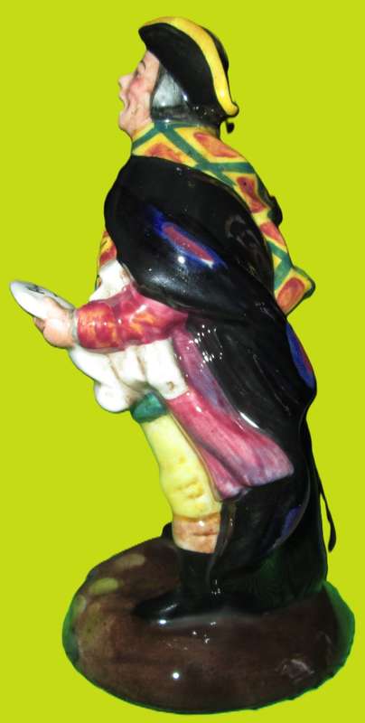 1988 Miniature Royal Doulton Figurine in Box-Town Crier HN3261-Hand Made and Hand Decorated.